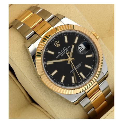 rolex datejust 41 staal goud|rolex datejust 41 retail price.